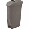 Alpine Industries Gray Step-On Waste Basket Sanitary Napkin Receptacle