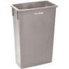 Alpine Industries 23 Gal. Gray Waste Basket Commercial Trash Can