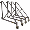 Metaltech 46 In. Outrigger Set With 5 In. Caster Wheels For Indoor Scaffold, 1000 Lbs. Load Capacity (Set Of 4)