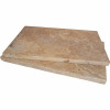 Msi Riviera 2 In. X 16 In. X 24 In. Brushed Travertine Pool Coping (40 Pieces/106.8 Sq. Ft./Pallet)