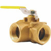 Apollo 1 In. Bronze Fnpt X Fnpt 3 Way Diverter Valve