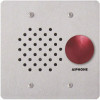 Le Series Flush Mount 1-Channel Audio - Red Button Door Station Intercom With Vandal, Weather Resistant, Stainless Steel