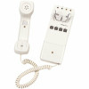 Aiphone Mc Series Surface Mount 1-Channel 4-Line Audio Master Station Handset Intercom With Paging Button, White