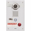 Aiphone Ix Series Flush Mount 1-Channel Ip 2-Call Video Station Intercom With Sip Compatible, Poe, Stainless Steel