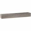 Vasesource Carlo 3.75 in. x 6 in. x 31.5 in. Gray Fiberstone Planter