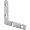 Prime-Line Angle Corner, 2 in., Steel Construction, Zinc Plated, 4-Hole Bracket (10-pack)