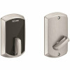 Schlage Be Satin Chrome Control Smart 1-Sided Keyless Deadbolt With Greenwich Trim