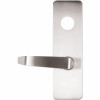 Detex 10 Series Satin Chrome Grade 1 Exit Trim, Storeroom Function, S Lever, Less Cylinder, Left Hand Reverse - 313257720