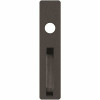 Detex V Series Sprayed Black Grade 1 Exit Trim, Night Latch Function, S Pull, Less Cylinder - 313257728