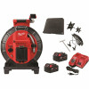 Milwaukee M18 18-Volt Lithium-Ion Cordless 120 Ft. Pipeline Inspection System Image Reel Kit With Batteries And Charger