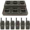 Midland BR200X6BGC Biztalk Bundle Pack, 6 BR200's with Gang Charger