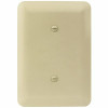 Titan3 Ivory Smooth 1-Gang Blank Maxi Metal Wall Plate, 25 Count