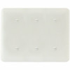 Titan3 White Smooth 3-Gang Blank Princess Metal Wall Plate