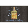 M+A Matting 3 Ft. X 5 Ft. Committed To Safety Floor Mat Remind Customers You'Re Committed To Their Safety