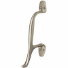 Rockwood 193 Series 1-3/4 In. Baseplate Width Diameter Hands Free Hospital Pull 5-15/16 In. Pull Centerline Satin Chrome