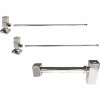 Westbrass 1-1/4 In. X 1-1/4 In. Brass Qubic Trap Lavatory Supply Kit, Polished Chrome