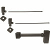 Westbrass 1-1/4 In. X 1-1/4 In. Brass Qubic Trap Lavatory Supply Kit, Matte Black