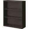 Lorell Fortress Black Powder Coated Steel 3 Shelf Bookcase