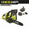 Ryobi One+ Hp 18V Brushless 10 In. Cordless Battery Chainsaw With 4.0 Ah Battery And Charger