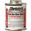 Christy'S 16 Oz. Pvc Red Hot Blue Glue Cement (Case Of 10)