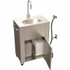 Acorn Portable Wash-Ware Deluxe Portable Hand-Wash Station, Elec Pump, Hose In, Tank Out, Sensor Gooseneck