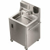 Just Manufacturing 27 In. Freestanding Stainless Steel 1 Compartment Commercial Hand Wash Sink - 314717365