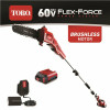 Toro 10 In. 60-Volt Lithium Ion Cordless Electric Pole Saw - Battery And Charger Included