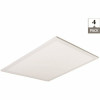 Simply Conserve Field Adjustable 2 Ft. X 4 Ft. Selectable Lumens Integrated Led Panel Light Selectable Cct (4-Pack)