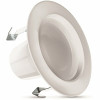 Feit Electric 4 In. Integrated Led Color Selectable Cct Retrofit White Recessed Trim Downlight (16-Pack)