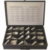 Square Drive Pan Head Sheet Metal Screw Kit Zinc Plated Assortment In Metal Tray (600-Pieces)