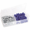 #6-#8 Conical Plastic Anchor Kit In Plastic Case (100 Anchors, 100 Screws & 1 Drill Bit)