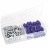 #8-#10 Conical Plastic Anchor Kit In Plastic Case (100 Anchors, 100 Screws & 1 Drill Bit)