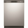 Ge 24 In. Stainless Steel Front Control Tall Tub Dishwasher With Steam Cleaning, Dry Boost, And 55 Dba