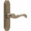 Larson Nickel M2 Door Lever Kit With Keyed Lock