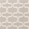 Fabtex 72 In. W X 84 In. H Links Pattern Privacy Curtain In Platinum