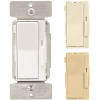 Universal Decorator 300/600W 1 Pole Or 3-Way Led/Cfl/Inv Dimmer With Color Change Kit (White/Light Almond/Ivory)(1-Pack)