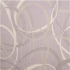 Fabtex 72 in. W x 84 in. H Twirl Pattern Privacy Curtain in Lilac