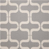Fabtex 216 in. W x 84 in. H Links Pattern Privacy Curtain in Dusty Blue