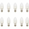 Sylvania 40-Watt Equivalent B10 Energy Saving Decorative Cfl Light Bulb Warm White (10-Pack)