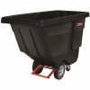 Rubbermaid Commercial Products 1 Cu. Yds. Rotational Molded Utility Duty Tilt Truck