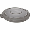 Rubbermaid Commercial Products Lid Only - Brute 44 Gal. Grey Round Vented Trash Can