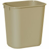 Rubbermaid Commercial Products 3.25 Gal. Beige Rectangular Trash Can