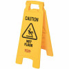 Rubbermaid Commercial Products 25 In. X 11 In. Plastic 2-Sided Caution Wet Floor Sign
