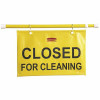 Rubbermaid Commercial Products Safety Caution Sign - Closed For Cleaning