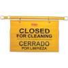 Rubbermaid Commercial Products Tri Safety Caution Sign - Closed For Cleaning