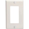 Leviton 1-Gang White Decorator/Rocker Wall Plate