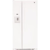 Ge 32.75 In. 23 Cu. Ft. Built-In Side By Side Refrigerator In White, Standard Depth