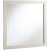 Design House 30 In. W X 30 In. H Framed Square Bathroom Vanity Mirror In Semi-Gloss White
