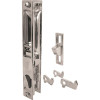 Prime-Line 6-5/8 In. Diecast, Chrome, Door Handle & Pull, Hook Style, Flush Mount, Sliding Patio Door Lock (1-Set)