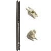 28 In. L Window Channel Balance 2720 With 9/16 In. W X 5/8 In. D Top And Bottom End Brackets Attached - 314413466